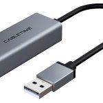 CABLETIME αντάπτορας δικτύου CT-AML100, USB, 100Mbps Ethernet, γκρι