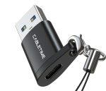 CABLETIME αντάπτορας USB-C σε USB CT-AMCF, 2.1A, 5Gbps, μαύρος