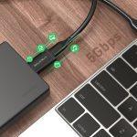 CABLETIME αντάπτορας USB-C σε USB CT-AMCF, 2.1A, 5Gbps, μαύρος - Image 3