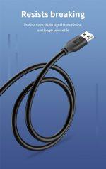 CABLETIME καλώδιο USB CT-AMAMN, 5 Gbps, 3m, μαύρο - Image 4