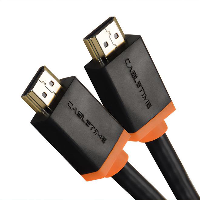 5210131039076 CABLETIME καλώδιο HDMI 2.0 CT-HE2GN, 4K/60Hz, 3m, μαύρο - Image 1