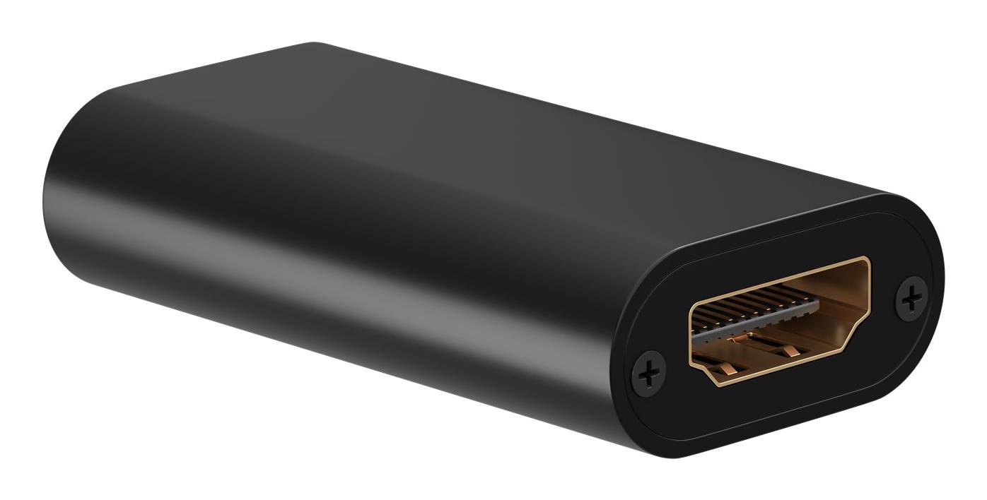 58491 GOOBAY HDMI repeater 58491, 4K/30Hz έως 30m, 1080p 3D έως 40m, μαύρο - Image 1