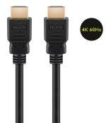 GOOBAY καλώδιο HDMI 2.0 60626, Ethernet, 4K/60Hz, 10.2 Gbps, 10m, μαύρο - Image 3