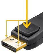 GOOBAY καλώδιο DisplayPort 61698, 8K/60Hz, 32.4 Gbps, 3m, μαύρο - Image 3