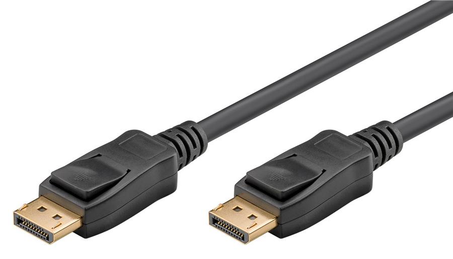 61698 GOOBAY καλώδιο DisplayPort 61698, 8K/60Hz, 32.4 Gbps, 3m, μαύρο - Image 1