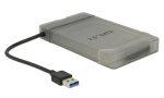 DELOCK αντάπτορας USB σε SATA 62742 με θήκη για 2.5" HDD/SSD, 6Gbps - Image 2