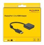 DELOCK αντάπτορας DisplayPort σε HDMI 63585, 4K/30Hz, active, μαύρος - Image 2