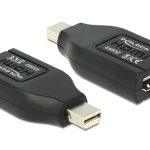 DELOCK αντάπτορας mini DisplayPort σε HDMI 65552, 1080p, μαύρος