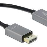 DELOCK αντάπτορας DisplayPort 1.4 σε HDMI 66436, 4K/60Hz, active, γκρι