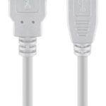 GOOBAY καλώδιο USB σε USB Type B 68712, 1.8m, 480Mbps, γκρι