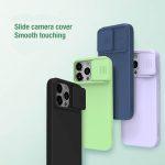 NILLKIN θήκη CamShield Silky Silicone για iPhone 15 Pro, μαύρη - Image 2