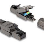 DELOCK βύσμα RJ45 CAT 8.1 STP 86514, tool-free, γκρι