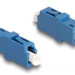 DELOCK σύνδεσμος οπτικής ίνας LC Simplex 87985, μπλε