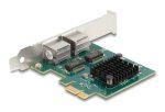 DELOCK κάρτα επέκτασης PCIe x1 σε 2x RJ45 Gigabit 88205, 1000Mbps - Image 3