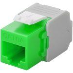 GOOBAY Keystone module RJ45 CAT 6A 90687, UTP, πράσινο
