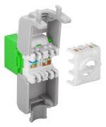 GOOBAY Keystone module RJ45 CAT 6A 90687, UTP, πράσινο - Image 3