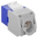 GOOBAY Keystone module RJ45 CAT 6A 90688, UTP, μπλε - Image 2