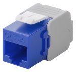 GOOBAY Keystone module RJ45 CAT 6A 90688, UTP, μπλε