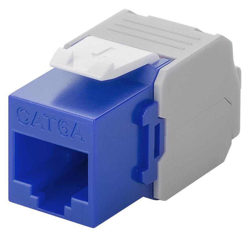 90688 GOOBAY Keystone module RJ45 CAT 6A 90688, UTP, μπλε - Image 1
