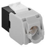 GOOBAY Keystone module RJ45 CAT 6A 90692, UTP, μαύρο - Image 2