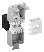 GOOBAY Keystone module RJ45 CAT 6A 90692, UTP, μαύρο - Image 3