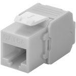 GOOBAY Keystone module RJ45 CAT 6A 90693, UTP, γκρι