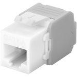 GOOBAY Keystone module RJ45 CAT 6A 90867, UTP, λευκό