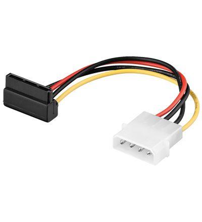 93030 GOOBAY καλώδιο τροφοδοσίας 4 pin σε SATA 93030, 0.13m - Image 1