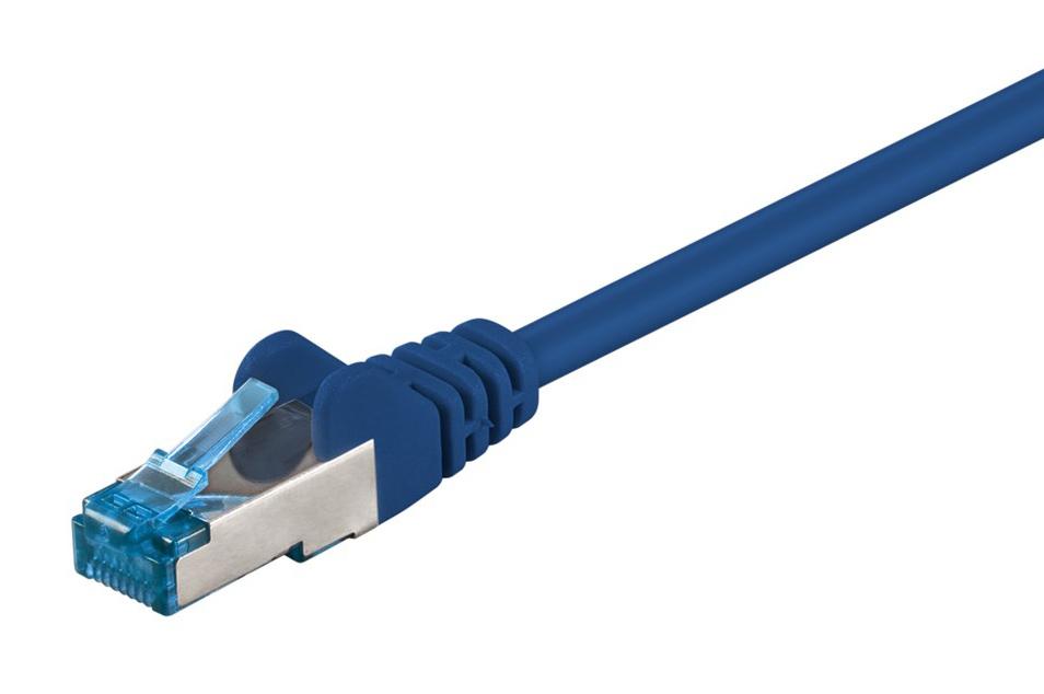 93779 GOOBAY καλώδιο δικτύου 93779, CAT 6A S/FTP (PiMF), Copper, 3m, μπλε - Image 1