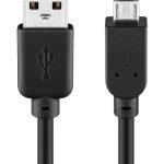 GOOBAY καλώδιο USB 2.0 σε Micro USB 93920, 3m, μαύρο