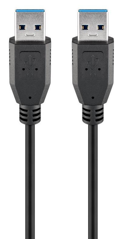 93929 GOOBAY καλώδιο USB 3.0 93929, 5 Gbps, 3m, μαύρο - Image 1