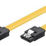 GOOBAY καλώδιο SATA 95021, 6Gbps, 0.5m, κίτρινο