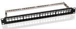 GOOBAY Keystone patch panel 95336 με 24 modules, 19"/1U, 24 ports, μαύρo - Image 3