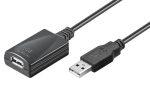 GOOBAY καλώδιο προέκτασης USB 95439, active, 480Mbps, 5m, μαύρο - Image 2