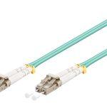 GOOBAY καλώδιο οπτικής ίνας LC-UPC 95750, Multimode OM3, 0.5m, τιρκουάζ