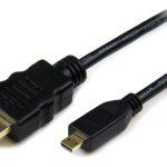 POWERTECH καλώδιο micro HDMI σε HDMI CAB-H008 με Ethernet, 3m, μαύρο