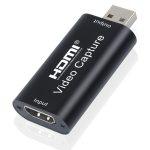 POWERTECH video capture CAB-H147, HDMI/USB σύνδεση, 4K/60Hz, μαύρο
