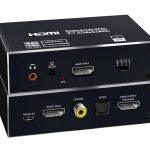 HDMI audio extractor CAB-H151, 7.1 Audio, 4K/60Hz, eARC, μαύρο