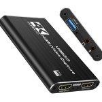 POWERTECH video capture CAB-H164, HDMI/USB σύνδεση, 4K/60Hz, μαύρο