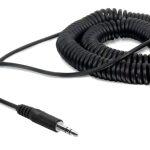 POWERTECH καλώδιο 3.5mm αρσενικό σε θηλυκό CAB-J046, 3 pin, 5m, μαύρο