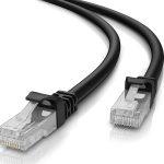 POWERTECH καλώδιο δικτύου CAB-N196, Cat 5e U/UTP, CCA 26AWG, 0.5m, μαύρο