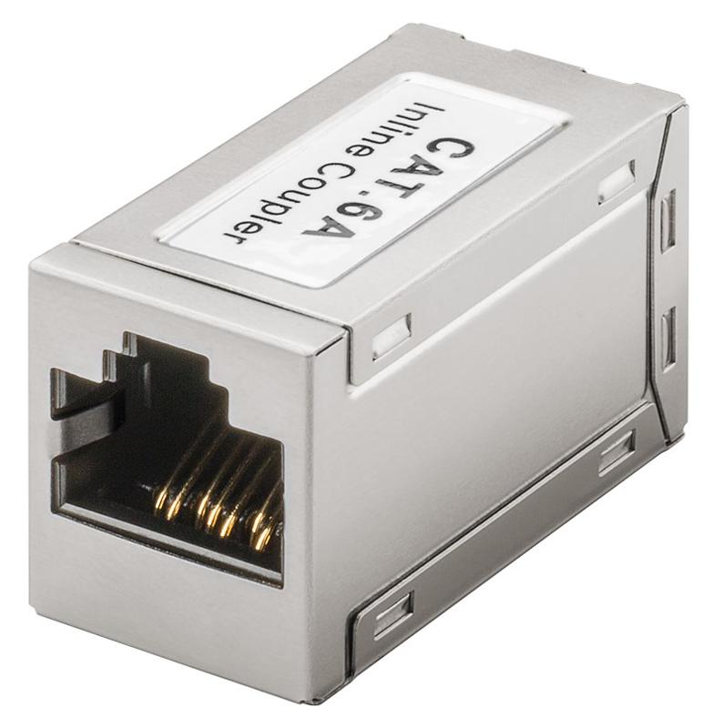 CAB-N324 POWERTECH σύνδεσμος RJ45 Cat 6A CAB-N324, 500MHz, PoE+, ασημί - Image 1
