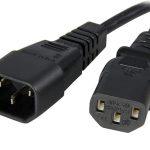 POWERTECH καλώδιο τροφοδοσίας προεκταση CAB-P004 3x 0.75mm², 1.5m, μαύρο