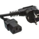 POWERTECH καλώδιο τροφοδοσίας CAB-P028, 3x 0.50mm, 1.5m, μαύρο, 10τμχ
