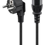 POWERTECH καλώδιο τροφοδοσίας CAB-P031, 3x 1mm², 3m, μαύρο