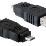 POWERTECH αντάπτορας USB σε Micro USB CAB-U029, μαύρος