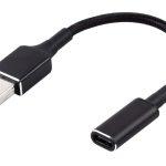 POWERTECH καλώδιο τροφοδοσίας CAB-UC077, USB-C σε slim tip Lenovo, μαύρο