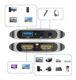 POWERTECH video capture CAB-UC081, HDMI/USB σύνδεση, 4K/30Hz, γκρι - Image 3