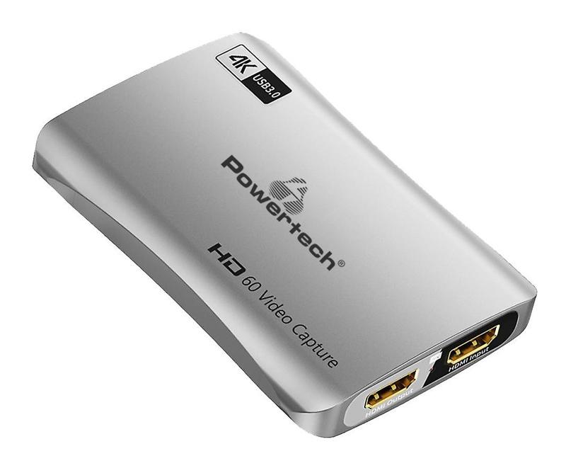 CAB-UC081 POWERTECH video capture CAB-UC081, HDMI/USB σύνδεση, 4K/30Hz, γκρι - Image 1