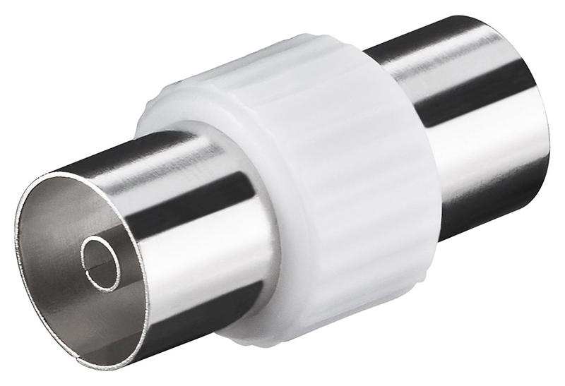 CAB-V030 POWERTECH αντάπτορας καλωδίου κεραίας CAB-V030, θηλυκό, λευκός, 5τμχ - Image 1